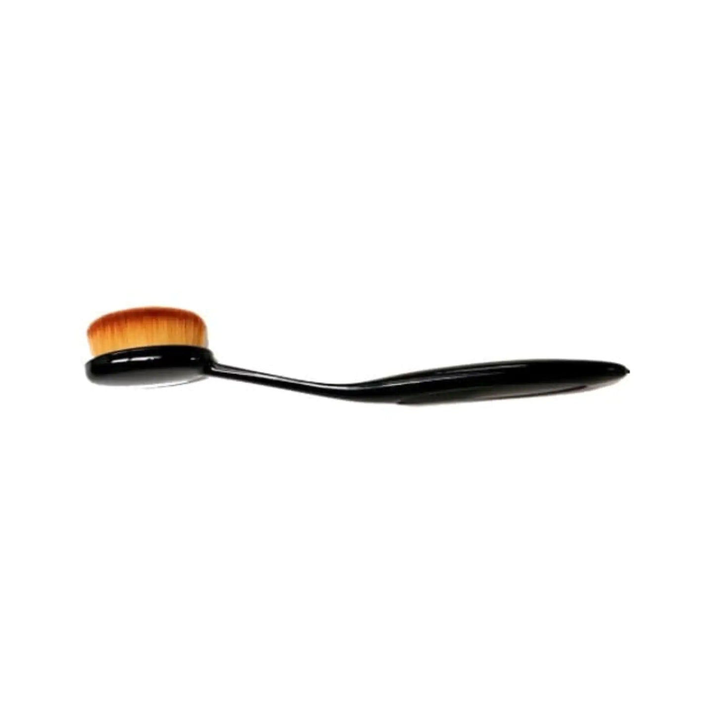 Synthetic All-in-1 Oval Brush for Effortless, Flawless Makeup
